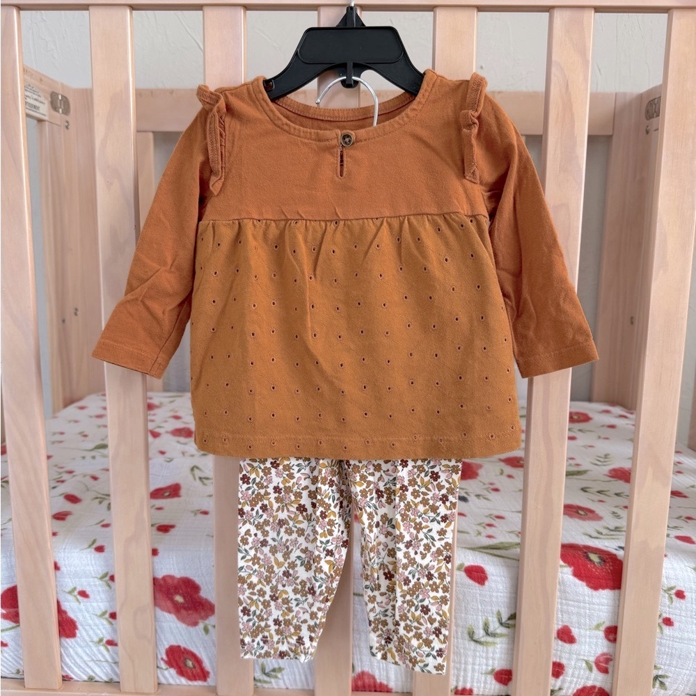 Carter's Baby Outfit with Floral Pants